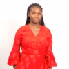 Selasi Wrap dress Red