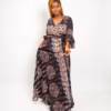 Selasi Wrap dress Black Rubble