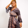 Selasi Wrap dress Black Rubble