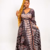 Selasi Wrap dress Black Rubble