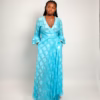 Selasi Wrap dress Dusty Aqua