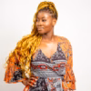 Selasi Wrap dress Mixed pattern Brown