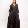Selasi Wrap dress Black