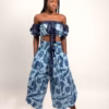 Ankara palazzo Blue shades
