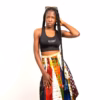 3/4 Splash wrap skirt