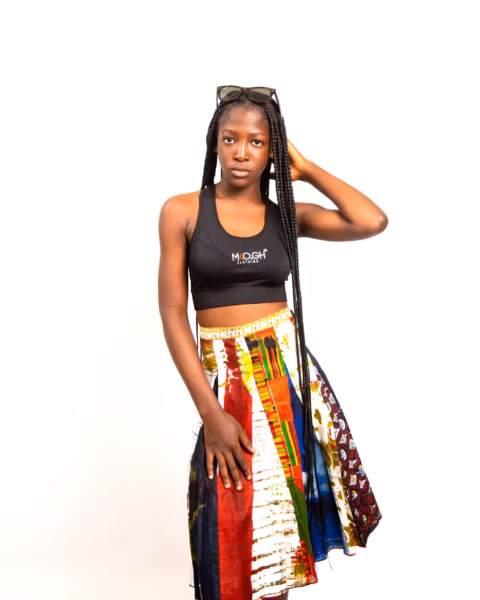 3/4 Splash wrap skirt