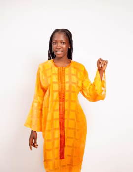 SWV Lady’s orange kaftan