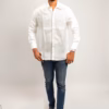 White on whhite linen in 8 squares