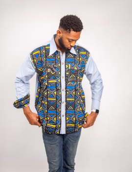 Denim & Ankara (Combi)