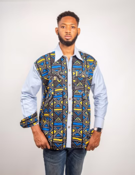 Denim & Ankara (Combi)