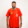 Kente  phioo ~ko   ( Red cotton short sleeves shirt)