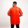 Kente  phioo ~ko   ( Red cotton short sleeves shirt)