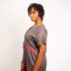 Adinkra-Ayeevi in linen Choco