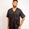 IMG_9602 Black Diamond Lace scrub top